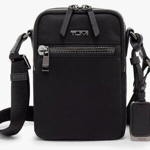 TUMI Voyageur Persia Crossbody, Black and Gunmetal